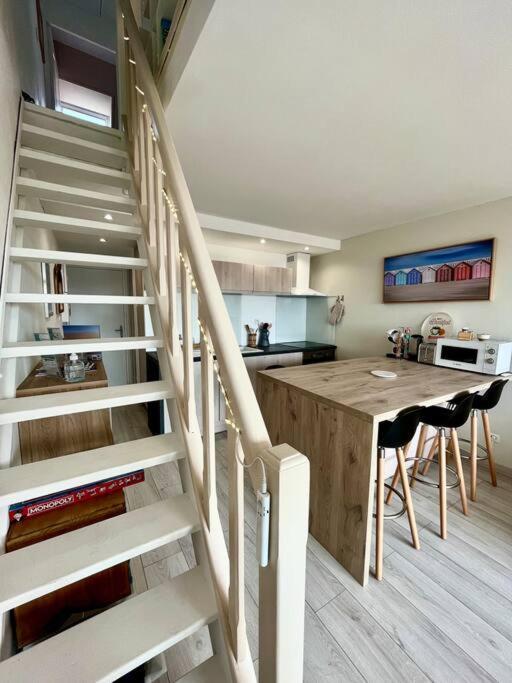 Ferienwohnung Duplex Cosy Avec Vue Mer Cucq Exterior foto